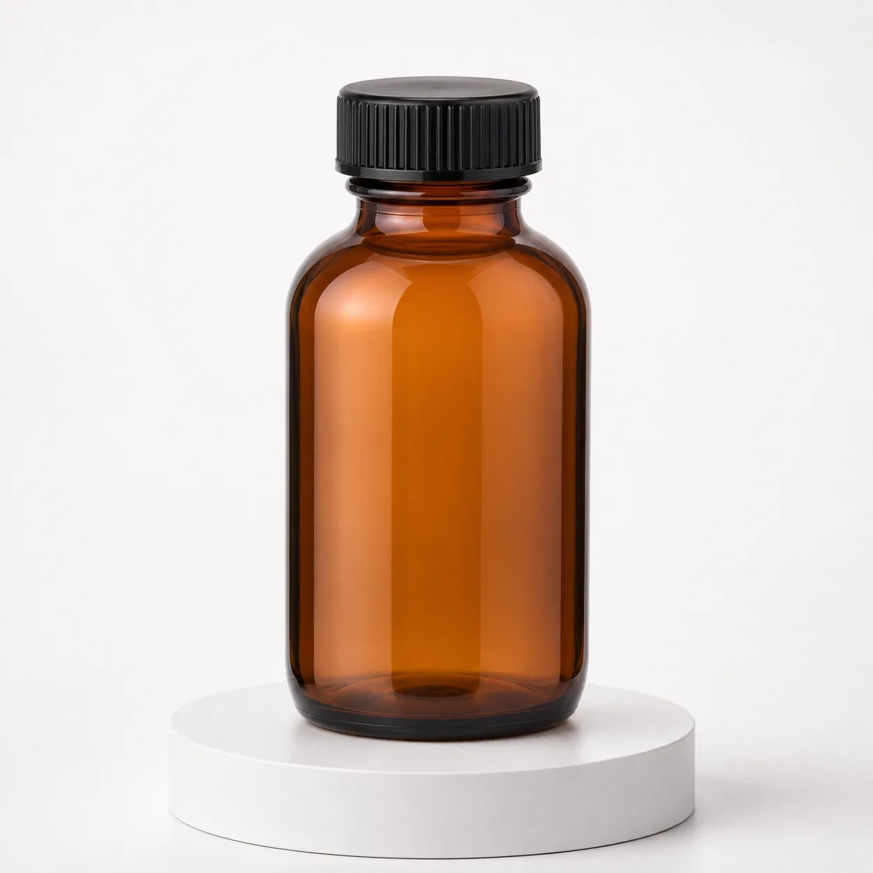 Amber Glass Reagent Bottle front view with visible amber reagent bottle form