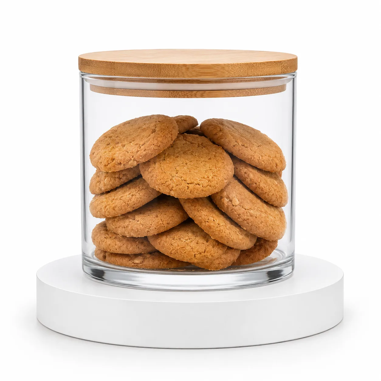 Biscuit Storage Jar front view with visible biscuit storage jar body