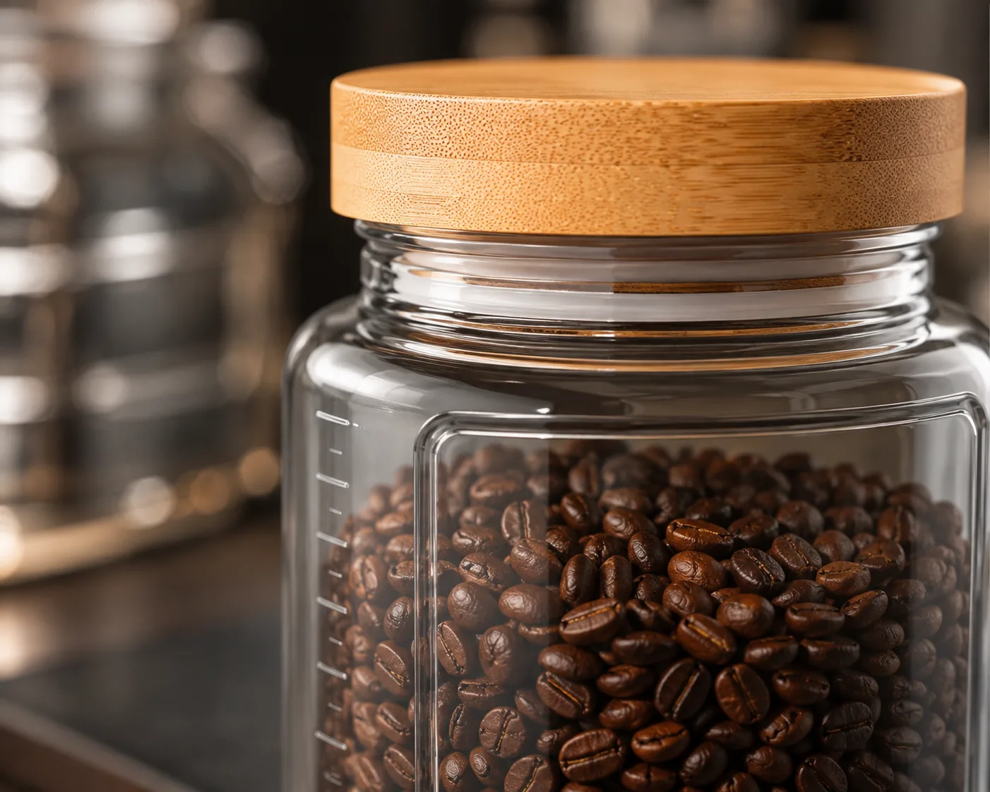 Coffee Storage Jar in a coordinated pantry or meal-preparation display.