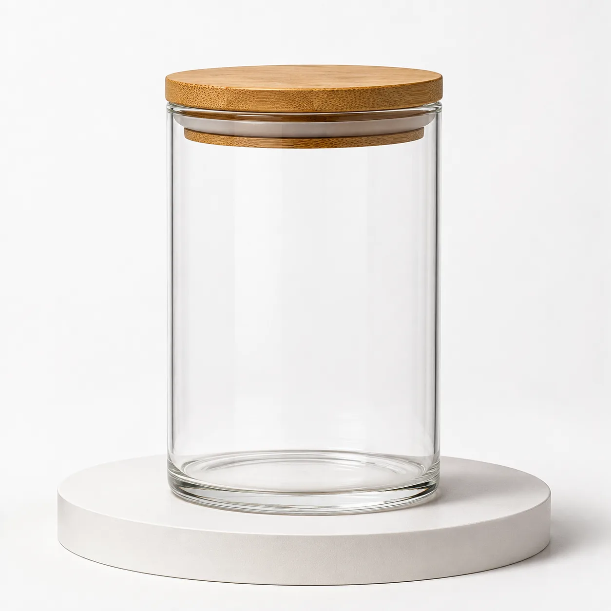 Dry Food Storage Jar front view with visible dry food storage jar body