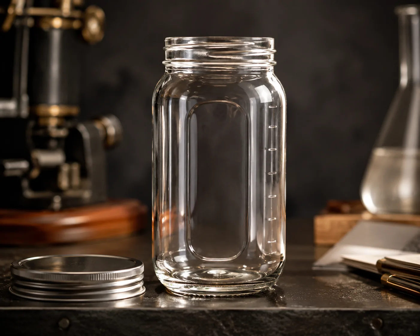 Mason Jar in a coordinated pantry or meal-preparation display.