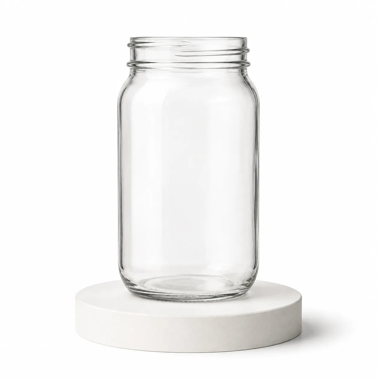 Mason Jar front view with visible mason jar body