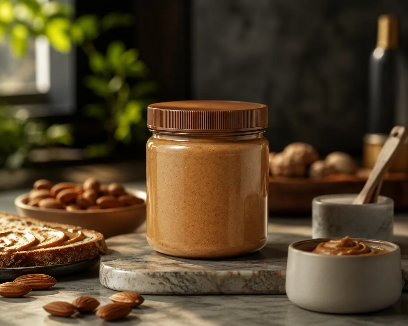 Nut Butter Jar in a kitchen or food-storage setting for nut butter and spreads.