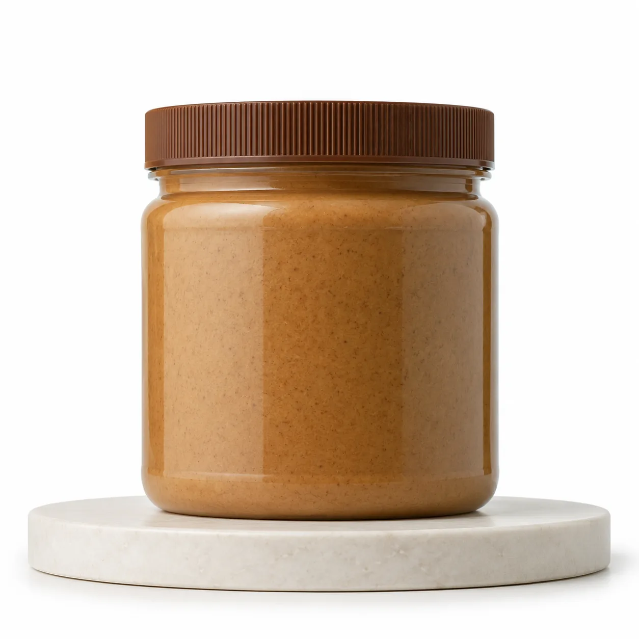 Nut Butter Jar front view with visible nut butter jar body
