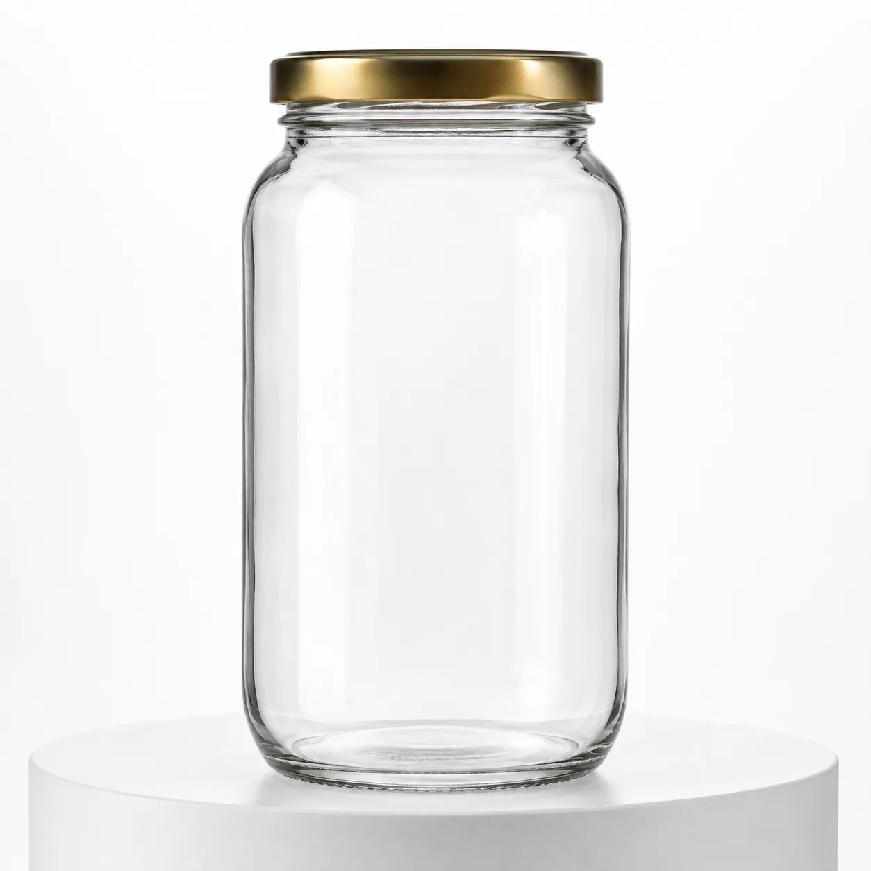 Pickle Jar front view with visible pickle jar body