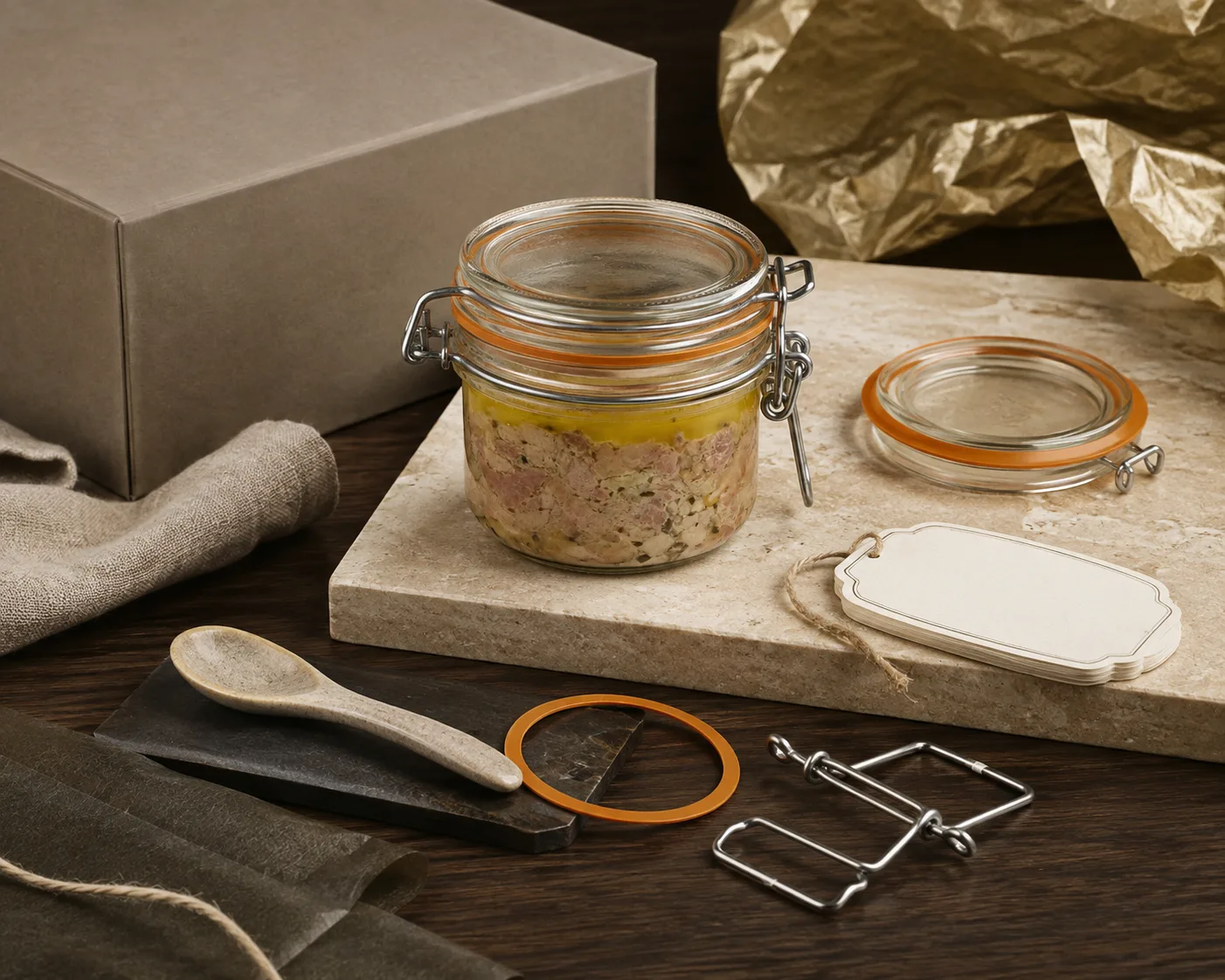 Terrine Jar shown from a secondary angle with the opening and container profile visible.