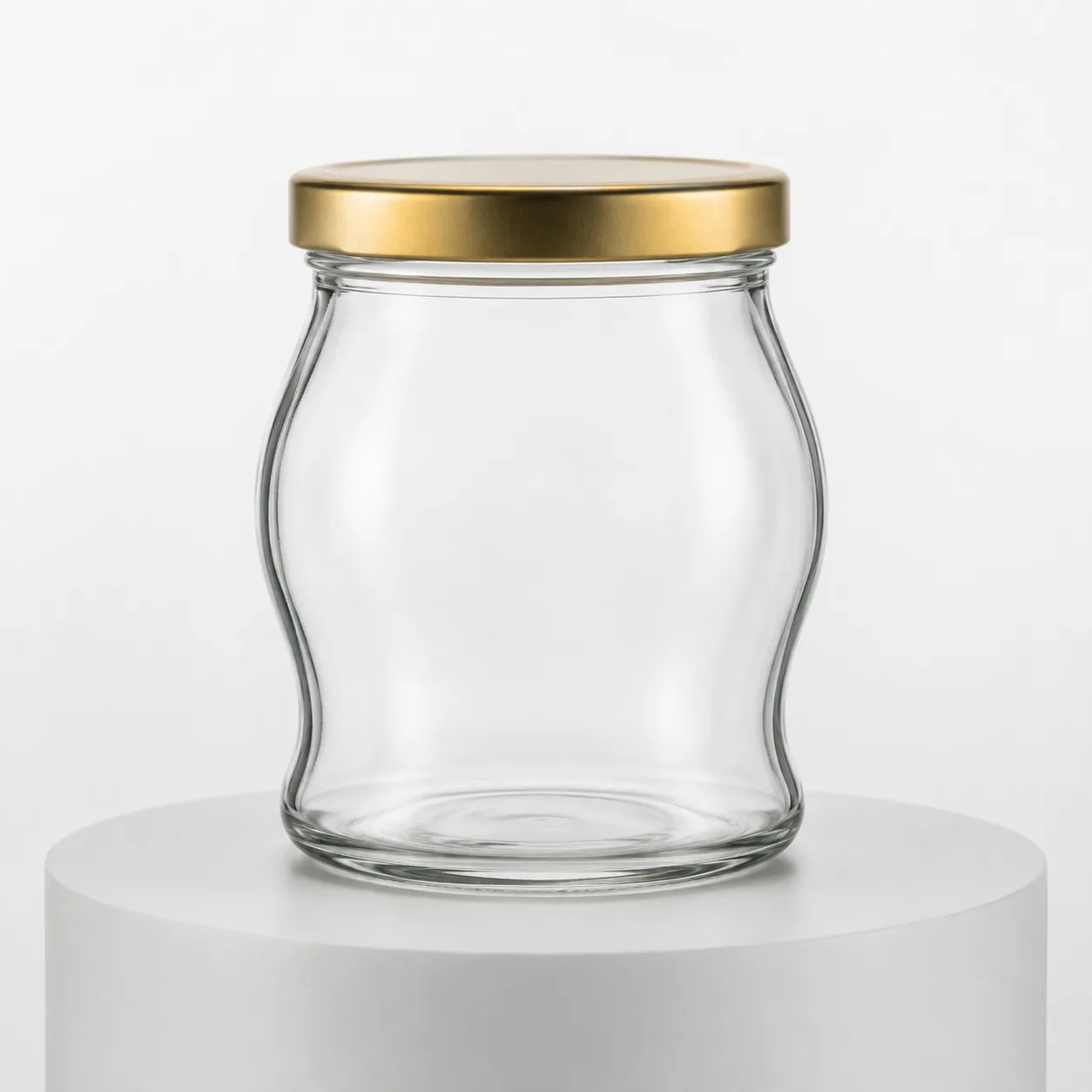 Tulip Food Jar front view with visible tulip food jar body