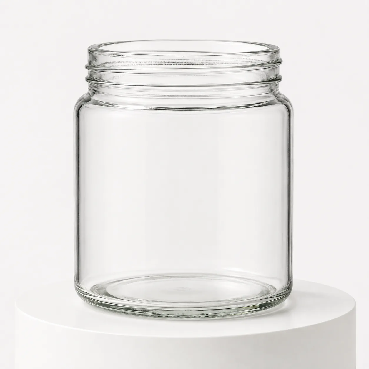 Wide-Mouth Food Jar front view with visible wide-mouth food jar body