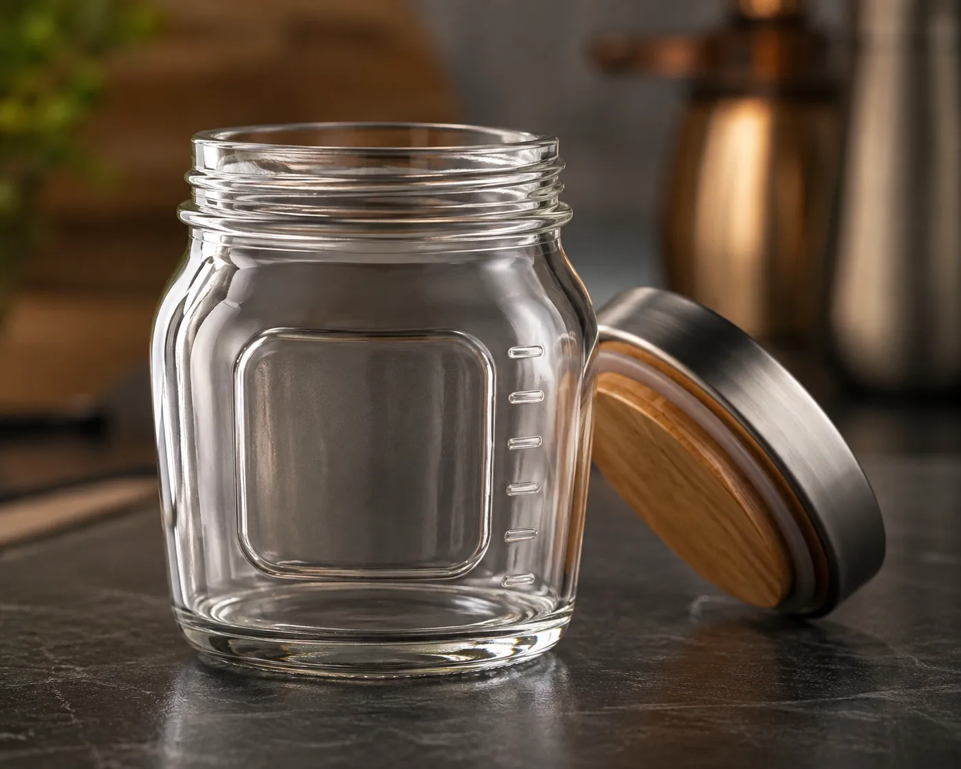 Yogurt Jar in a coordinated pantry or meal-preparation display.