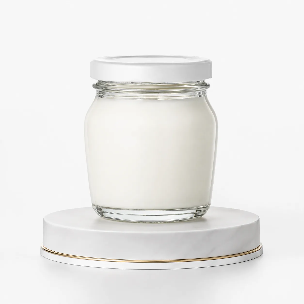 Yogurt Jar front view with visible yogurt jar body