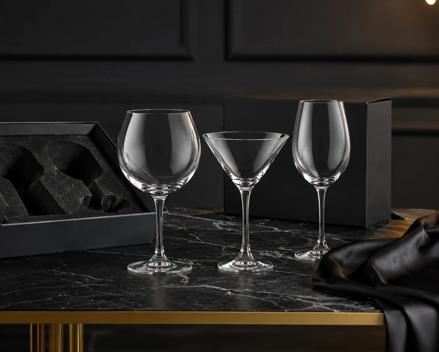 Gros plan du verre à Gin et Tonic montrant le bord, la paroi du verre et la base.