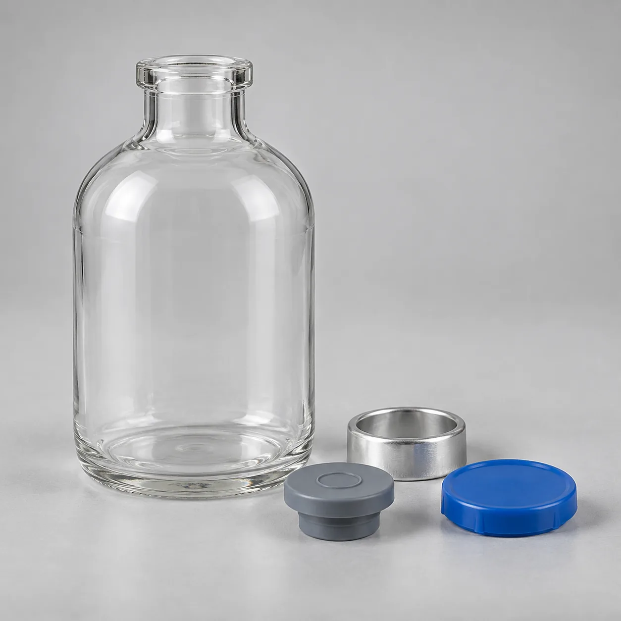 Pharmaceutical Glass Infusion Bottles gallery view 4 showing product profile and glass structure