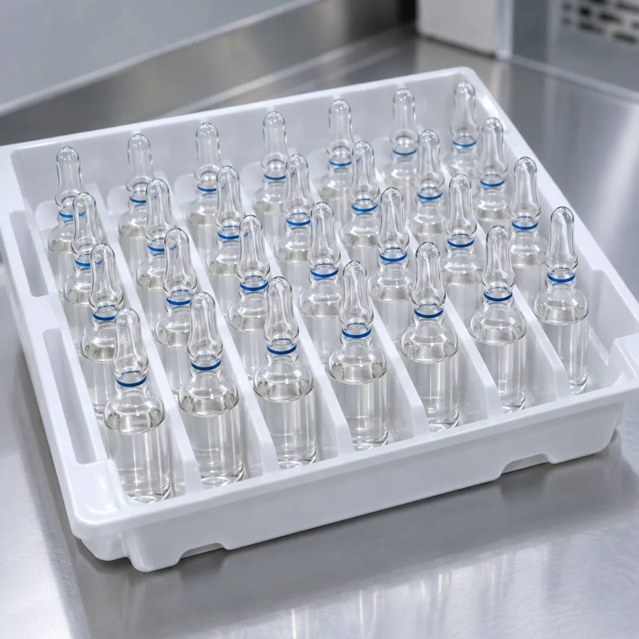 Type I Pharmaceutical Glass Ampoules gallery view 4 showing product profile and glass structure