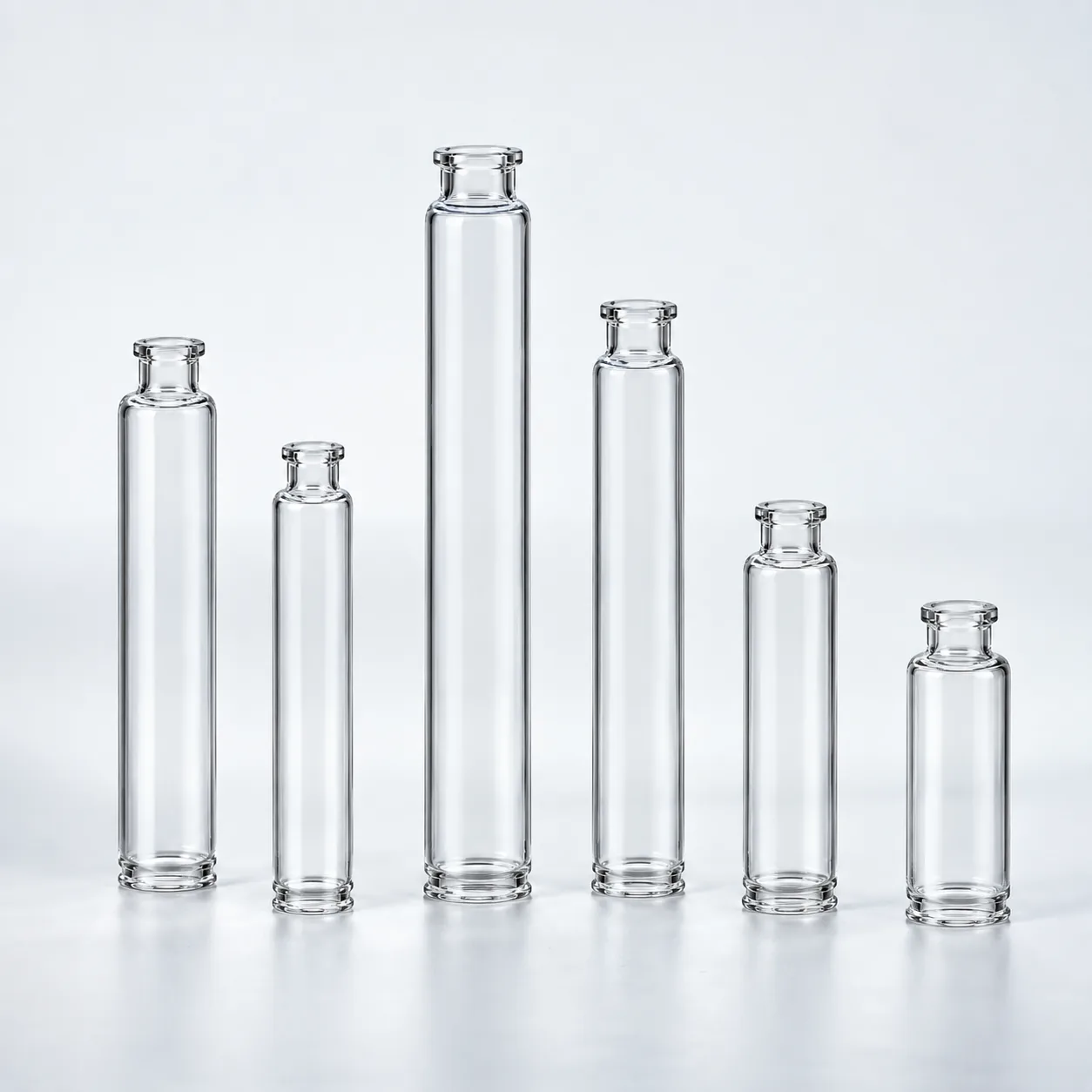 Type I Pharmaceutical Glass Cartridges gallery view 2 showing product profile and glass structure