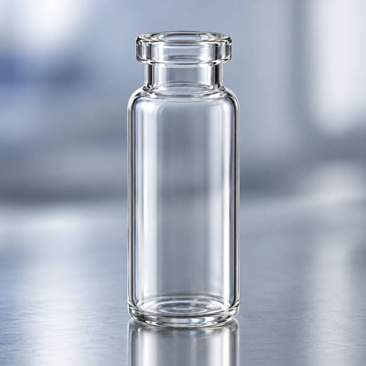 Type I Tubular Glass Injection Vials gallery view 3 showing product profile and glass structure
