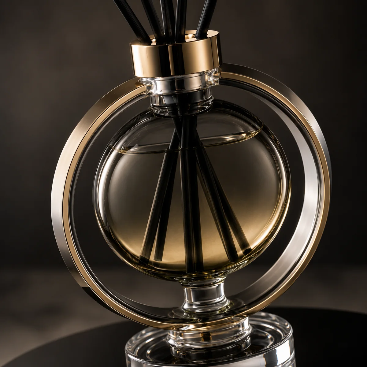 Halo Pedestal Reed Diffuser Bottle closure or decoration detail