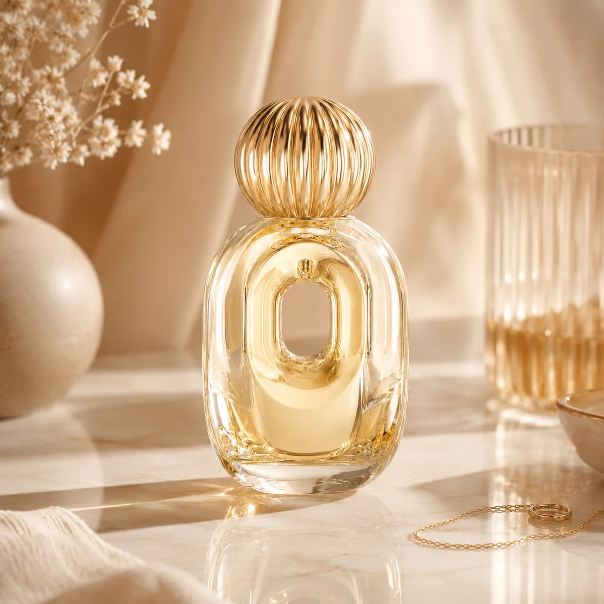Sculptural Hollow-Center Perfume Bottle alternate angle